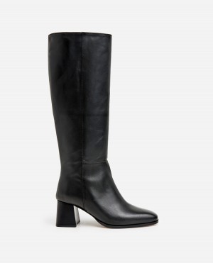 Botas Flattered Colette Cuero Zapatos Negros | MXDYB29063